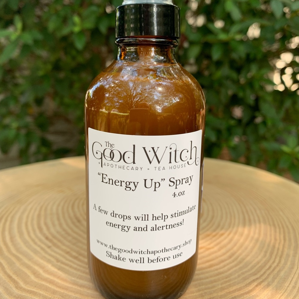 Energy Boosting Spray 4 oz. Essential Oils, Natural, Organic Healing, Health
